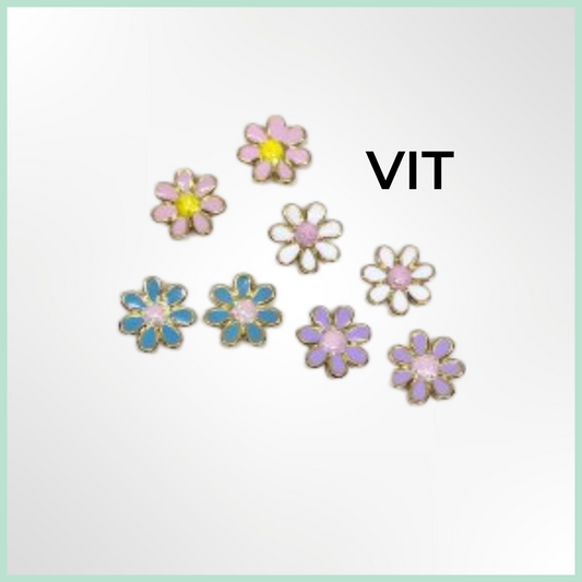 Flower Garden - Stål - Vit