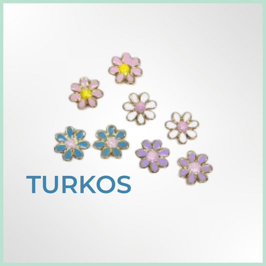 Flower Garden - Stål - Turkos