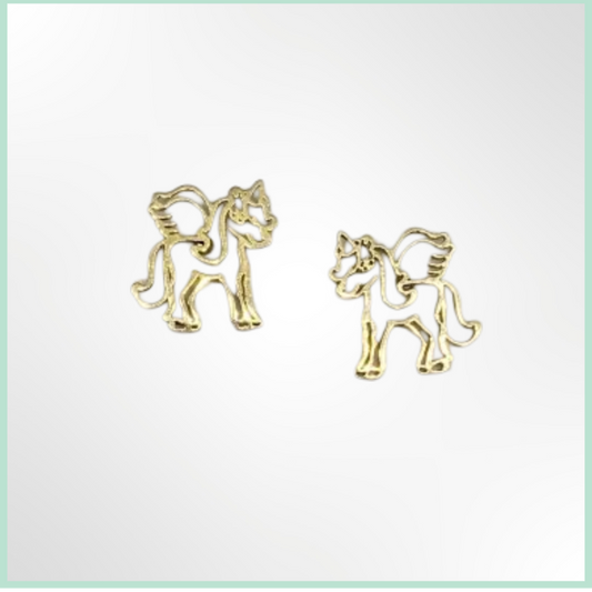 Unicorn Flying - Gold