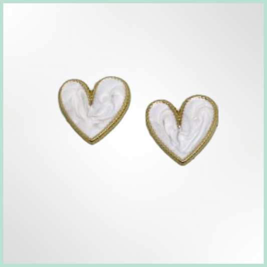 Marble Heart White